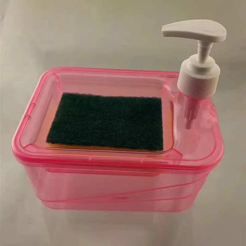 Bottiglia di sapone Facile da schiuma per lavare i piatti Scatola di pressa per liquidi Pentola per sapone Dispenser di sapone per pressa per liquidi Cucina domestica Accessorio per il bagno