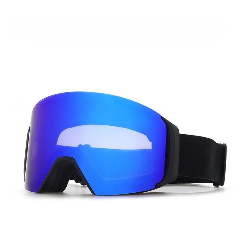 Adult Magnetic Ski Goggles Interchangeable Lens Double Layer Anti-Fog Anti-Slip Cylindrical Hyperboloid Snowboard Eyewear