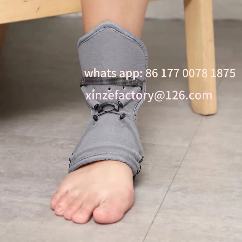 Attrezzatura per la riabilitazione dell'emiplegia da ictus personalizzabile Correzione Varus Scarpe Caviglia Supporto fisso Ptosis del piede Ortesi