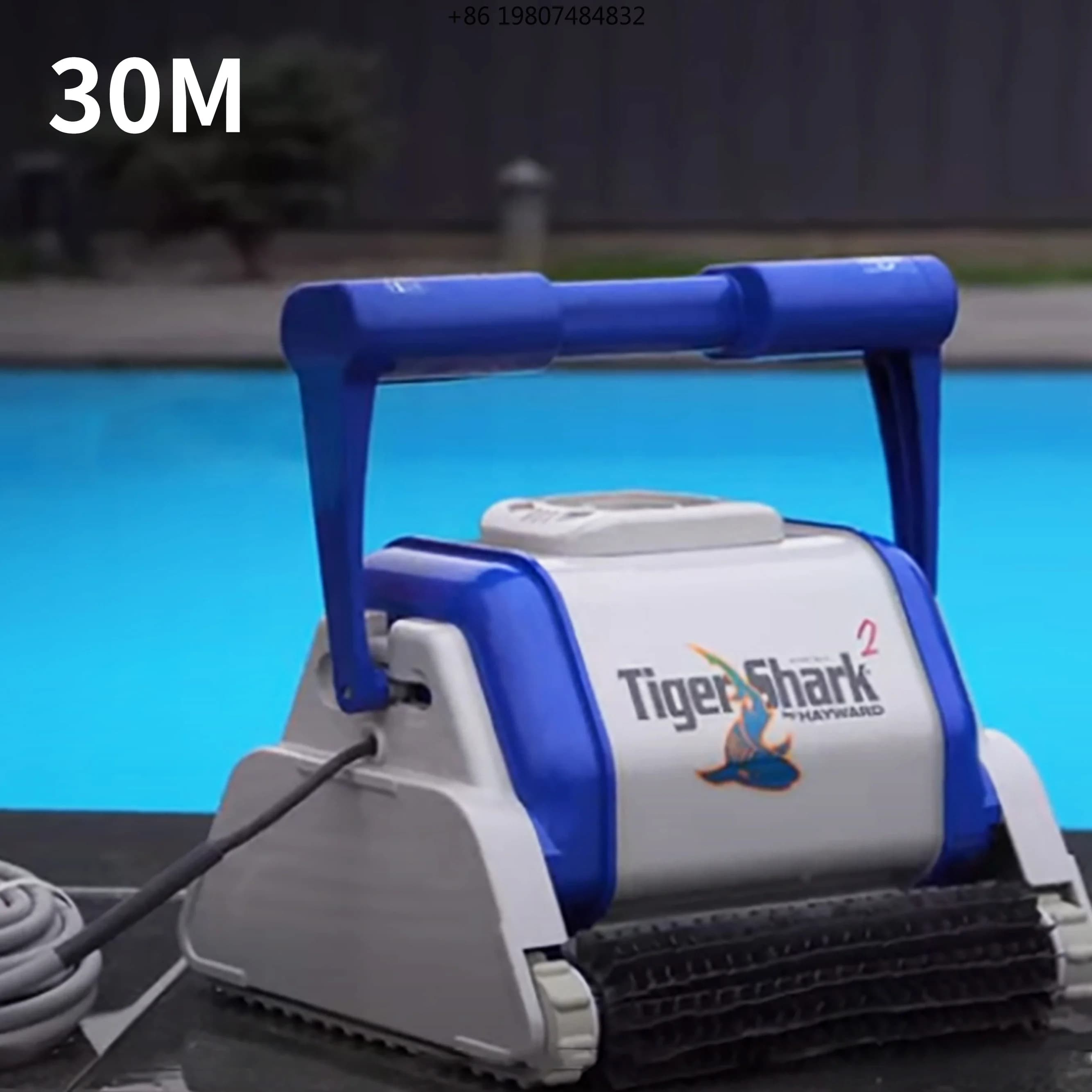 Tool Underwater Vacuum Cleaner 30m TigerShark 2 Cleaning Robot Portable Professional Swimming Pool