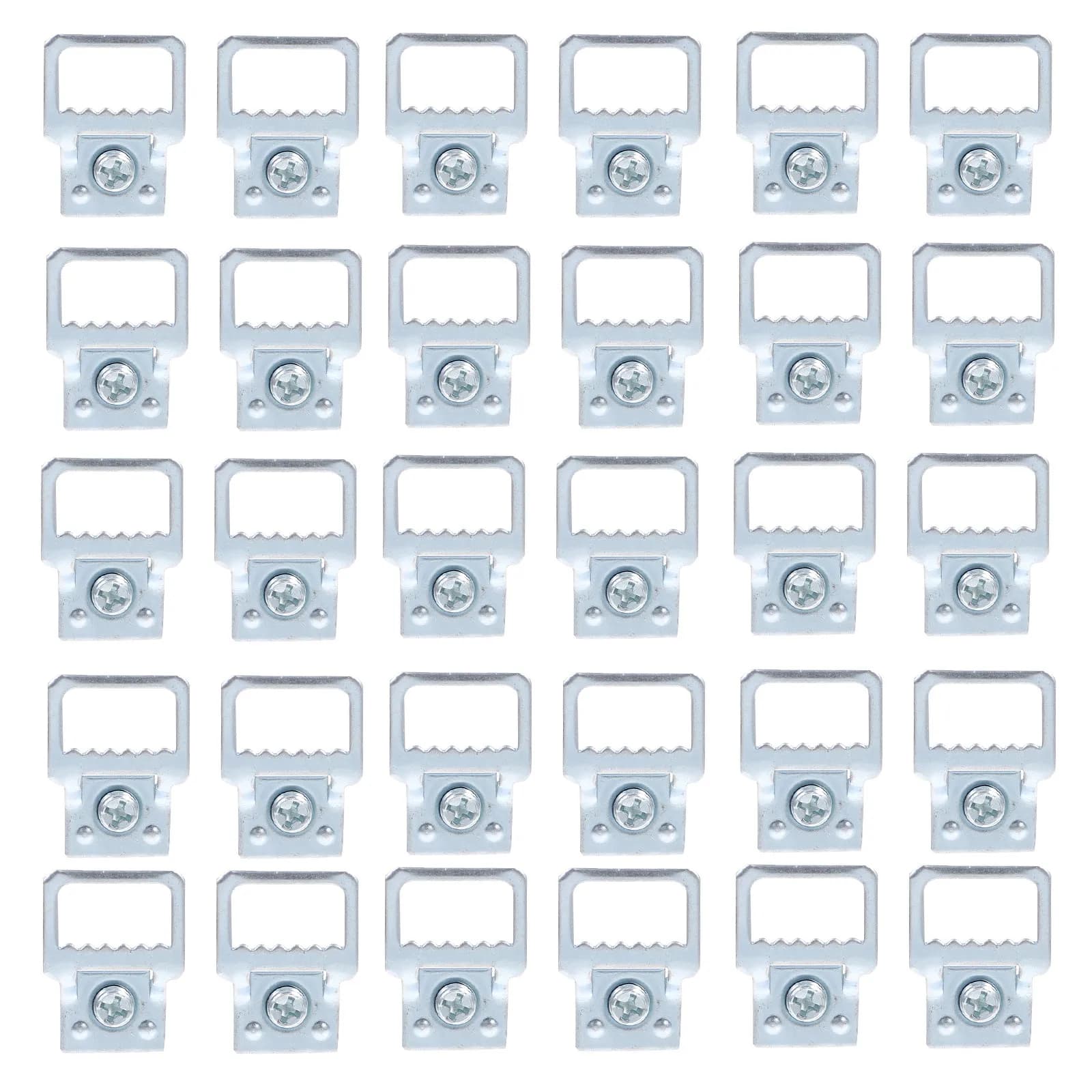 50Pcs Aluminum Alloy Picture Hooks Easy Use Picture Frame Hanging Hooks for Photo Paintings Wall Frame Hanging Tools