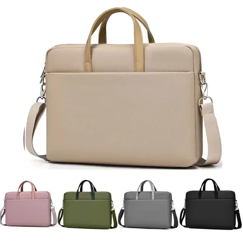 Borsa per laptop 13.3 14 15.6 Borsa per notebook da 18 pollici per MacBook Air Pro 16 Custodia Xiaomi Borsa a tracolla Nuova valigetta impermeabile