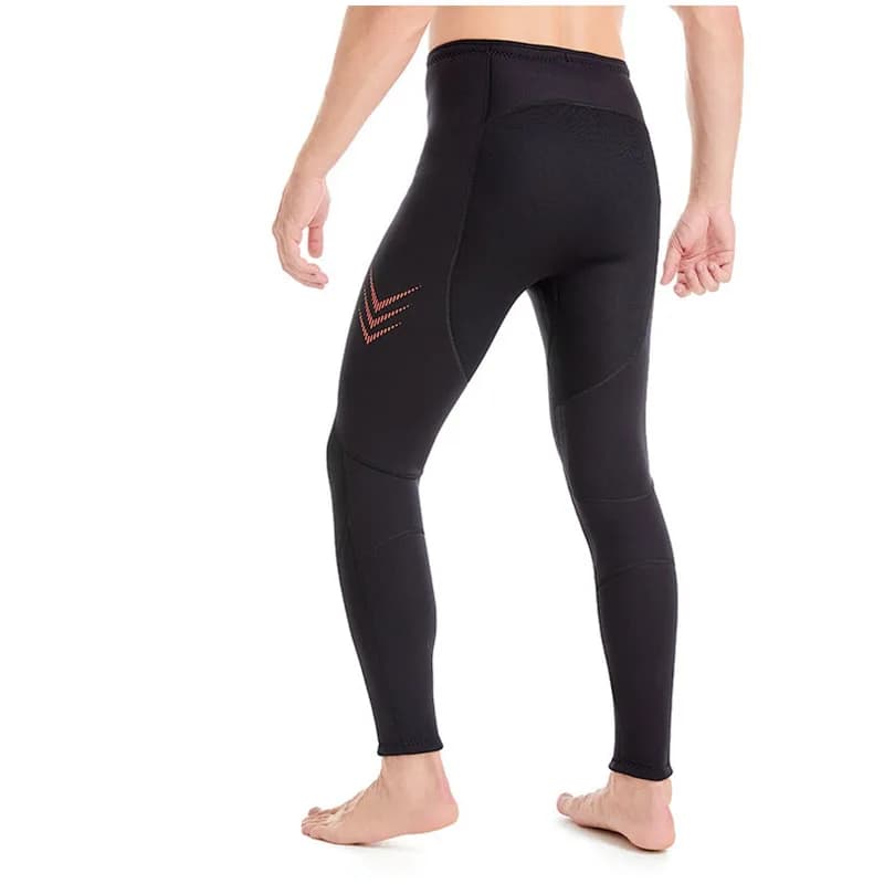 Men's mutated pants, 3-mm neoprene leggings to keep warm for water diving, surfing, swimming, snorkeling, diving, kayaking, shirt/yellow