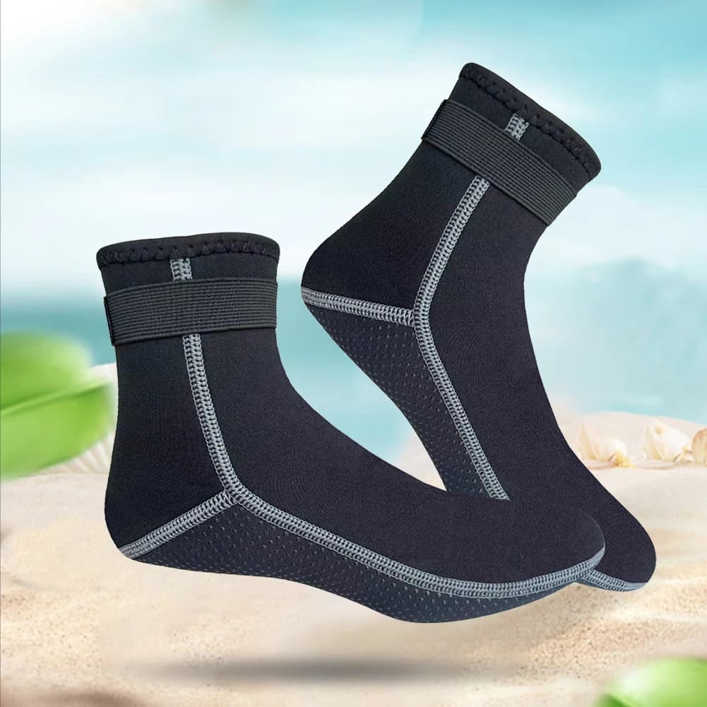 Calze da 3 mm per Beach Volley, Calze Termiche per Surf e Nuoto, Calzini Subacquei per Immersioni, Snorkeling, Kayak, Pagaia, per Uomini e Donne