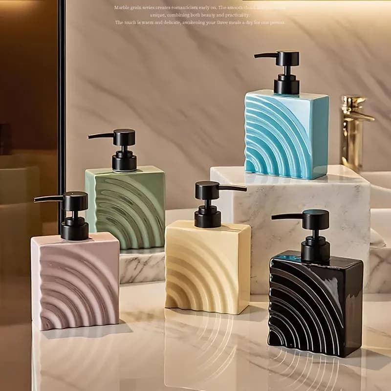 Dispenser di sapone liquido da 330 ml disinfettante per le mani hotel casa soggiorno bagno doccia gel shampoo bottiglia di lozione per la casa