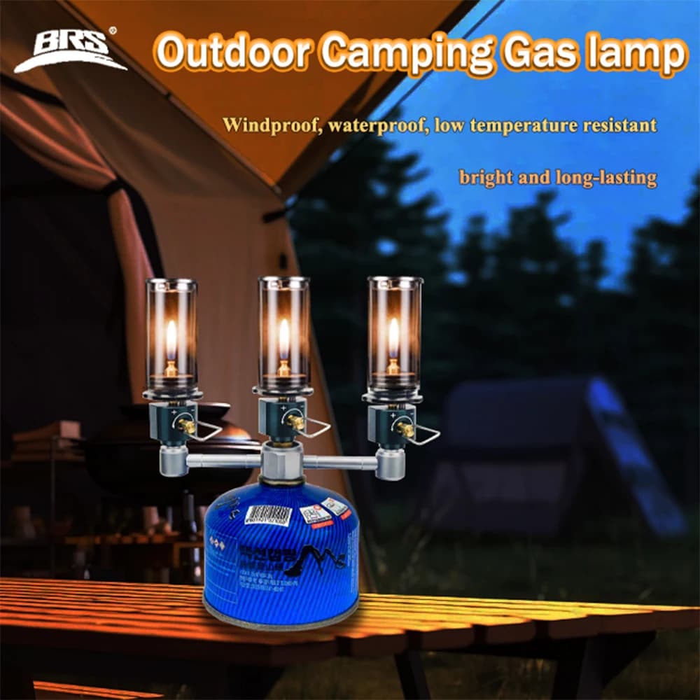 BRS-55 Lamp Dream Candle Lamp Windproof Candle Lamp Gas Burner Stove Outdoor Camping Lights Curtain Lighting Equipment