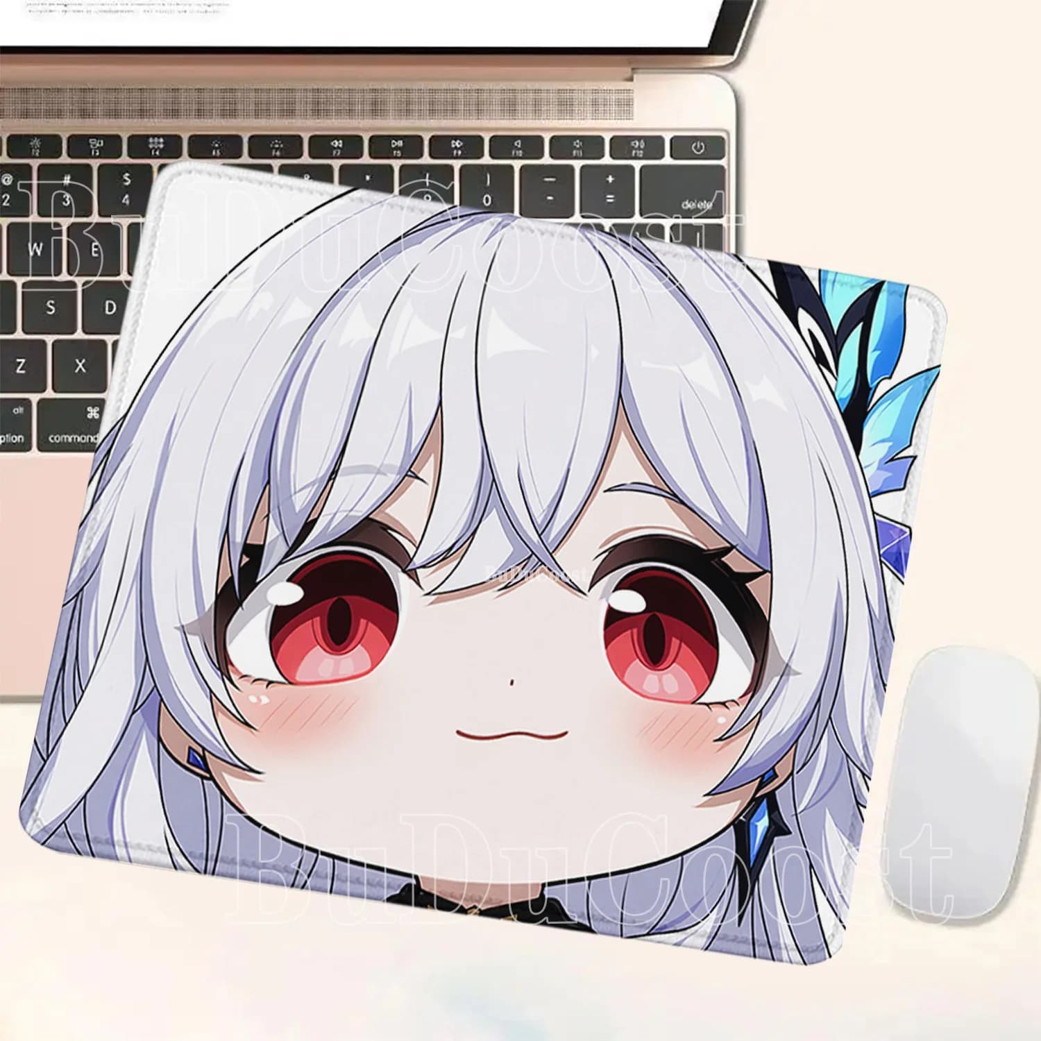 Tappetino per mouse di piccole dimensioni Goofy ahh big head Genshin Impact Gaming Mousepad Stampa HD Accessori per ufficio Overlock Tappetino da scrivania antiscivolo