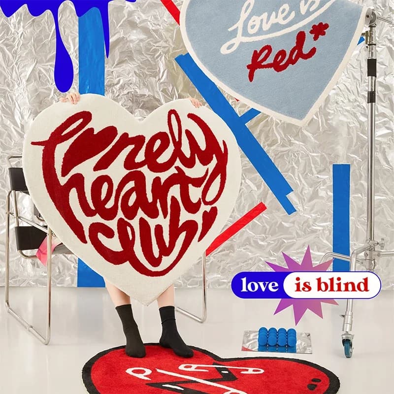 Tappetino a forma di cuore irregolare per la casa Ins Style Bedroom Decor tappeto in peluche tappeti nordici per soggiorno soffice tappeto da salotto morbido