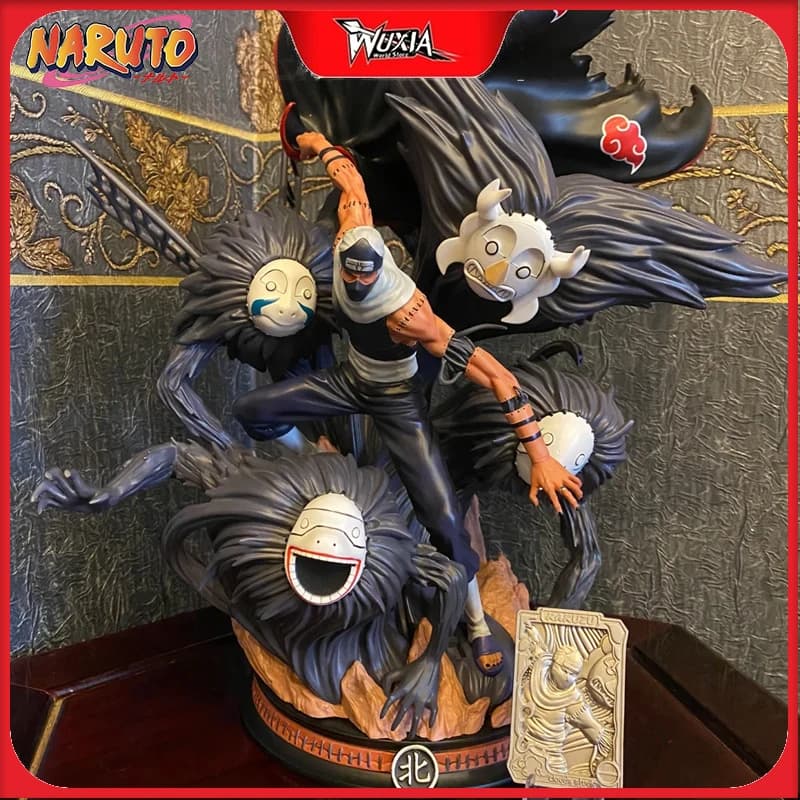 42-44 cm Naruto CS Akatsuki Kakuzu e Sasori GK Diorama Statua Epica Grande Scena Anime Modello Scatola Collezione Regalo per Appassionati di Adulti