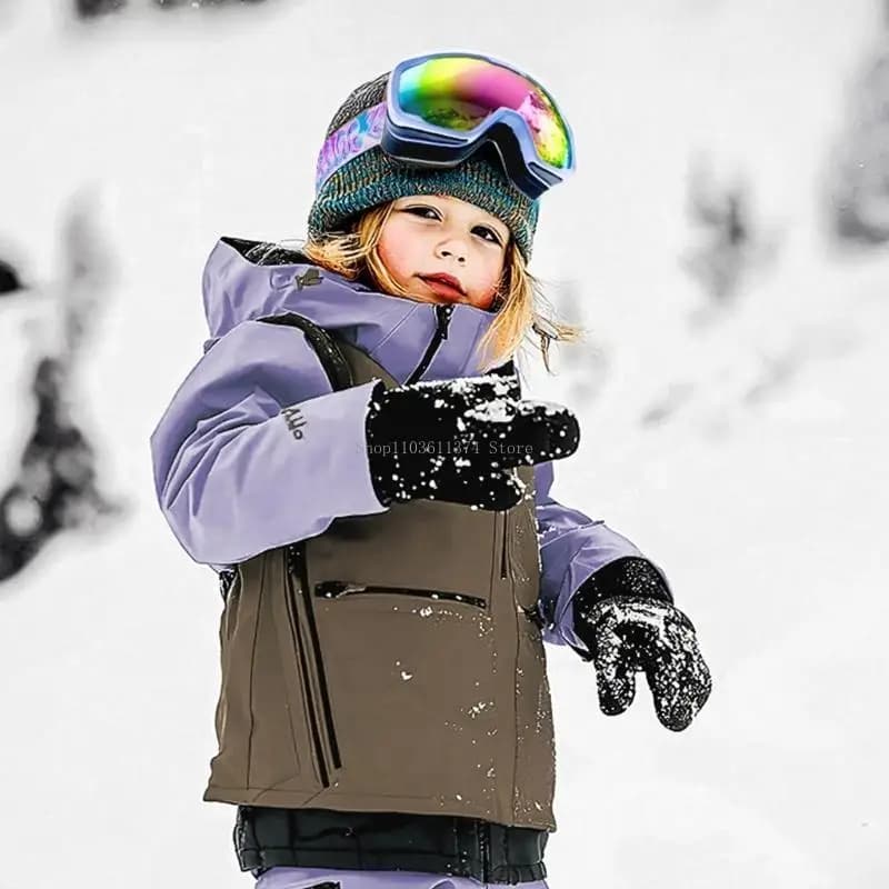 Ski Goggles for Aged 3-15 Boy Girl Teen Skiing Snowboarding Outdoor Sport