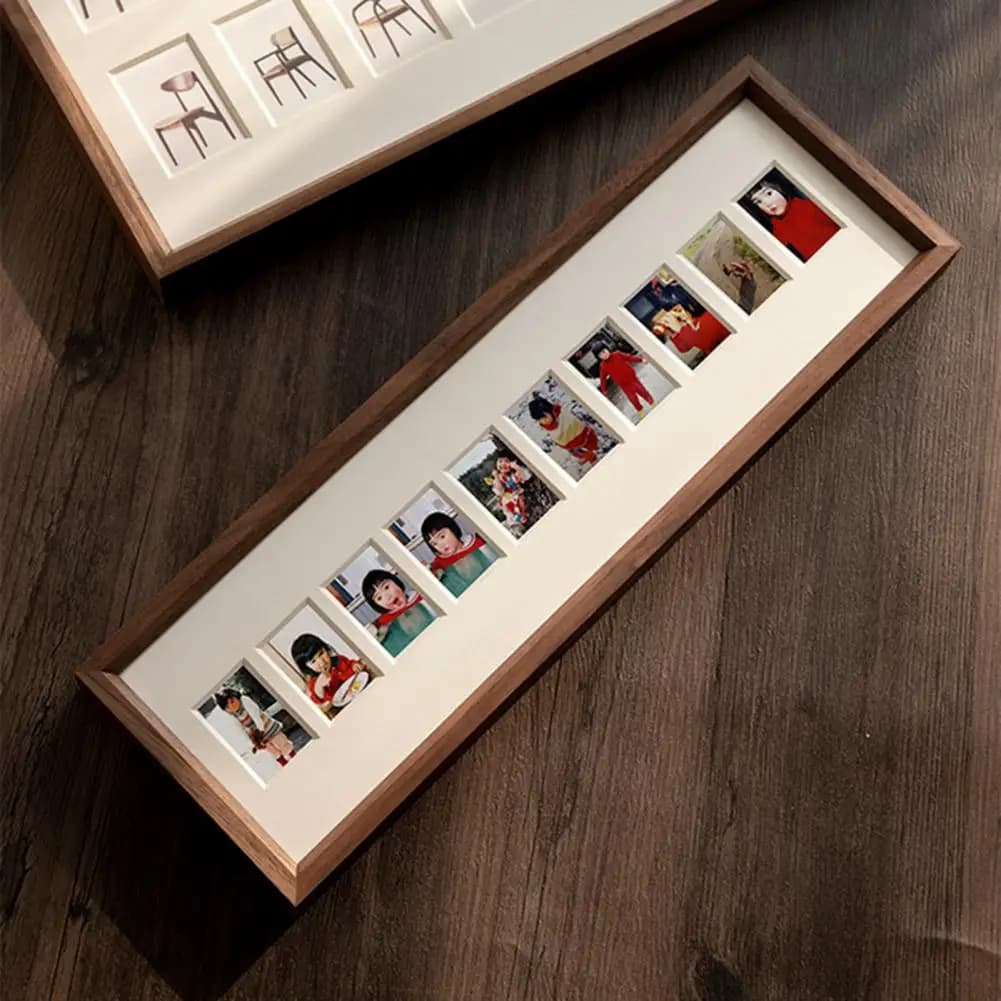 Photo holder with wear-resistant creative smooth surface Frame for scratch-resistant memories Robusta for home