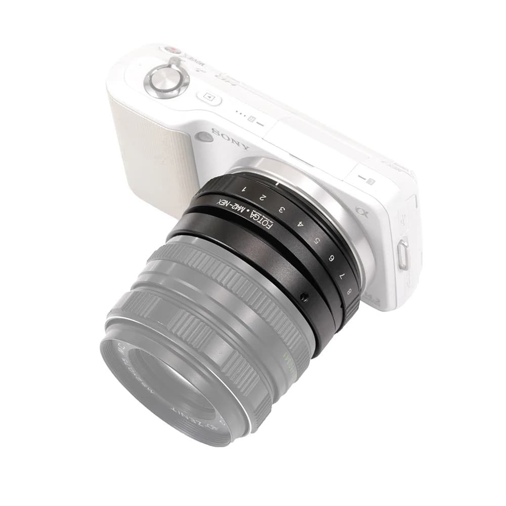 FOTGA Adapter Ring for M42 Lens to Sony E NEX-3 3C 3N 5 F3 A6000 A5000 A3500 A3000 A7 A7R Dslr Camera Tilt-shift 360 Degrees