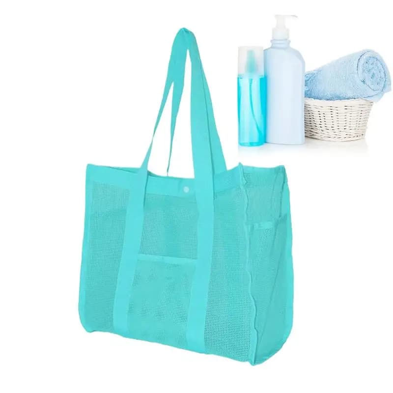 Beach Bags Beach Tote Bags Beach Tote Organizer Reusable Toys Waterproof Sand Resistant Large Baby Carrier Bags Swimming Holiday Camping