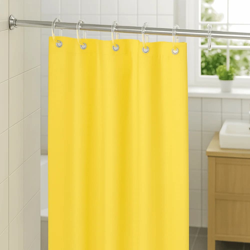 24Pcs Plastic C Shaped Shower Hooks Clear Reusable Shower Curtain Rings Removable Shower Curtain Hooks Household Replacement