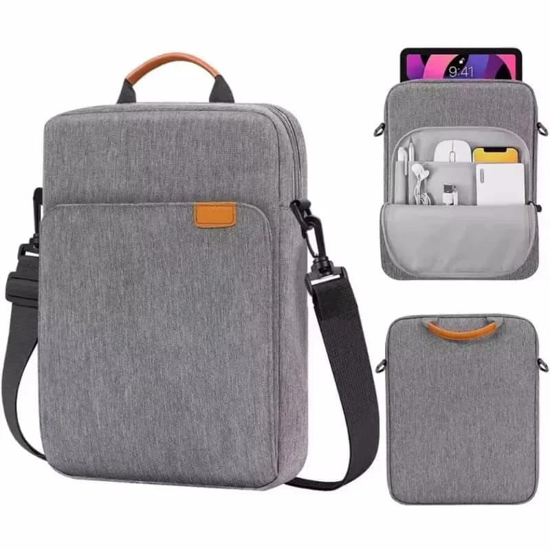 Borsa leggera per laptop da 9-13 pollici, MacBook e tablet, custodia impermeabile per notebook, borsa portatile multi-tasca per il lavoro