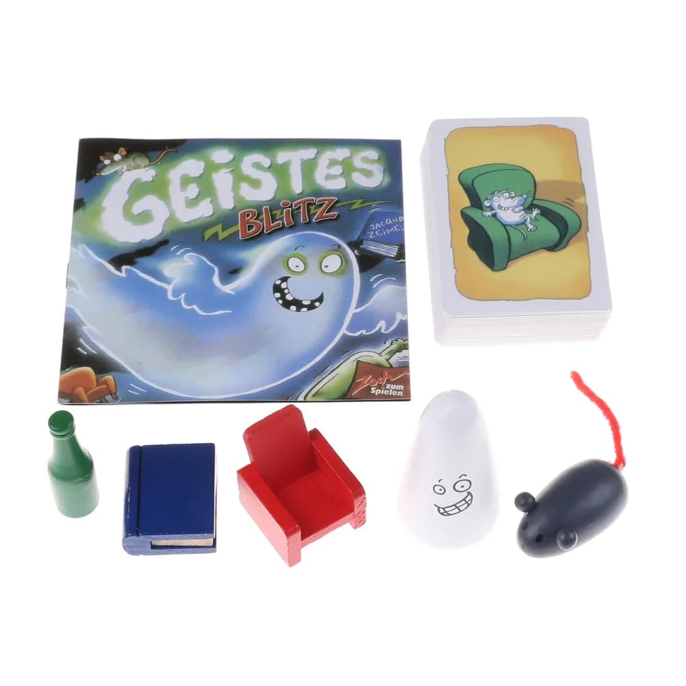Gioco di carte per famiglie Geistes Blitz 1+2+3 Ghost Blitz Geistesblitz 5 Vor 12 Gioco da tavolo Gioco di reazione Regalo per feste