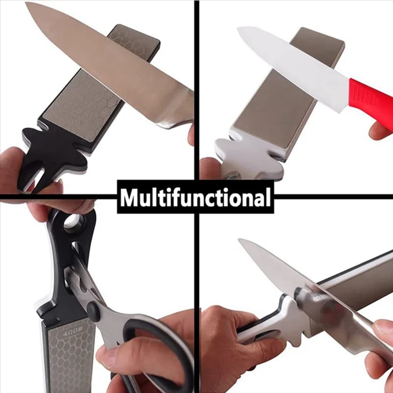 A57M-5-In-1 Plate for sharpening Diamond Knife Kitchen Tools for Outdoor Grana 400/1000 Honeycomb Surface