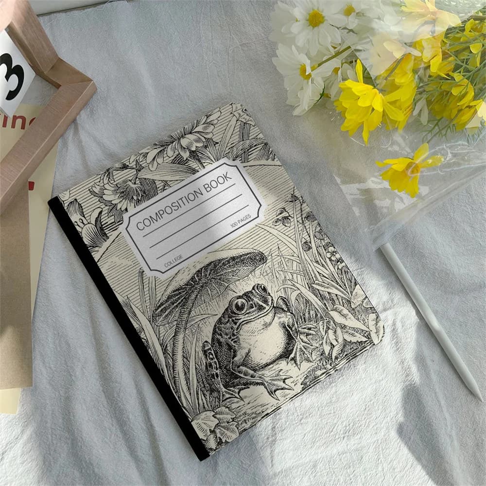Libro di composizione rana con portapenne Custodia Fonda per iPad Air 5th 4th 10.9 iPad Pro 11 10.2 8 9th Air3 pro10.5 10th 2022 Custodia