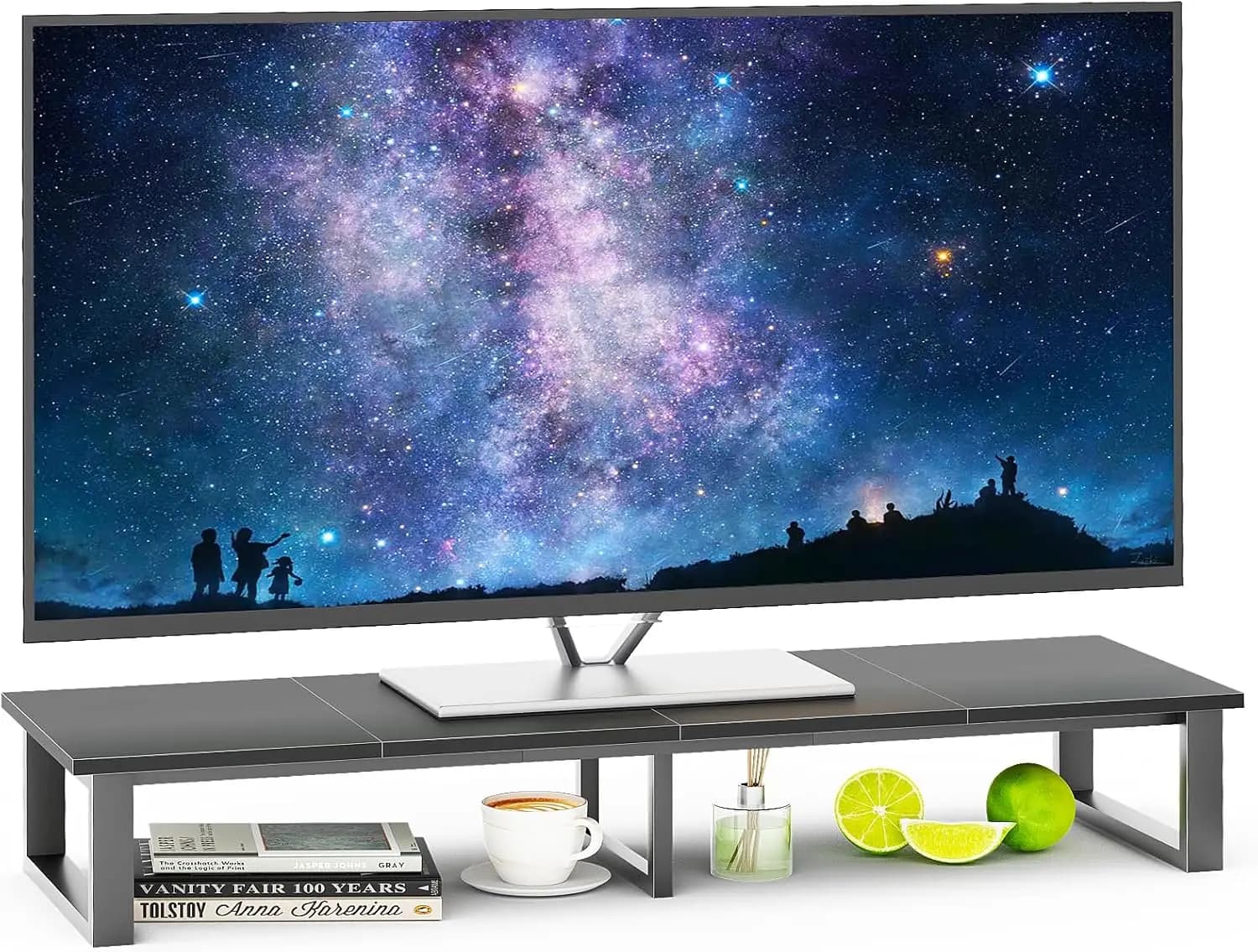 Supporto TV Aboxoo da 45 pollici per TV da 32-60 pollici, supporto da tavolo per TV, supporto da tavolo per monitor computer per la casa