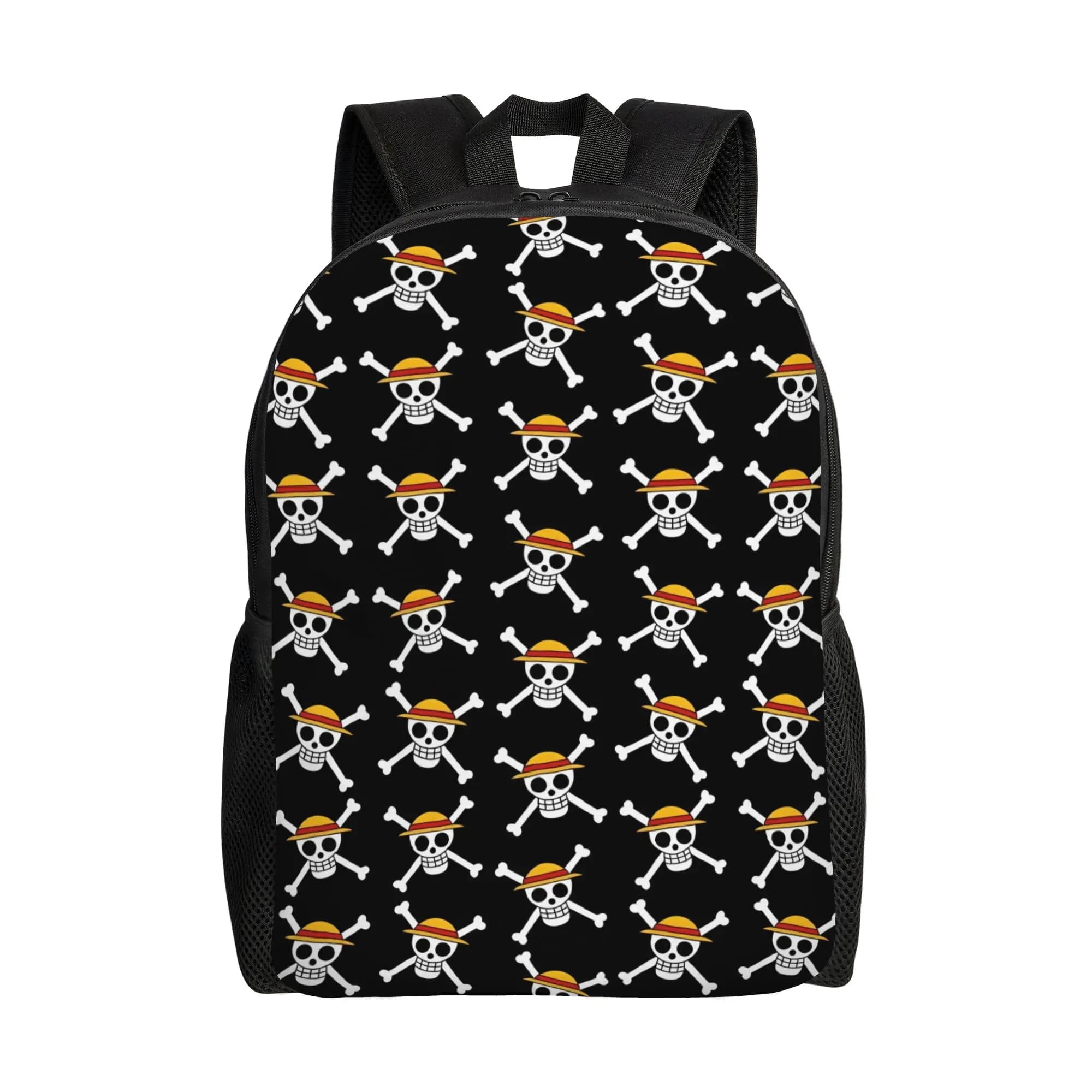 One P-Pieces Luffys Travel Backpack Men Women School Computer Bookbag Anime Manga College Student Daypack Bags