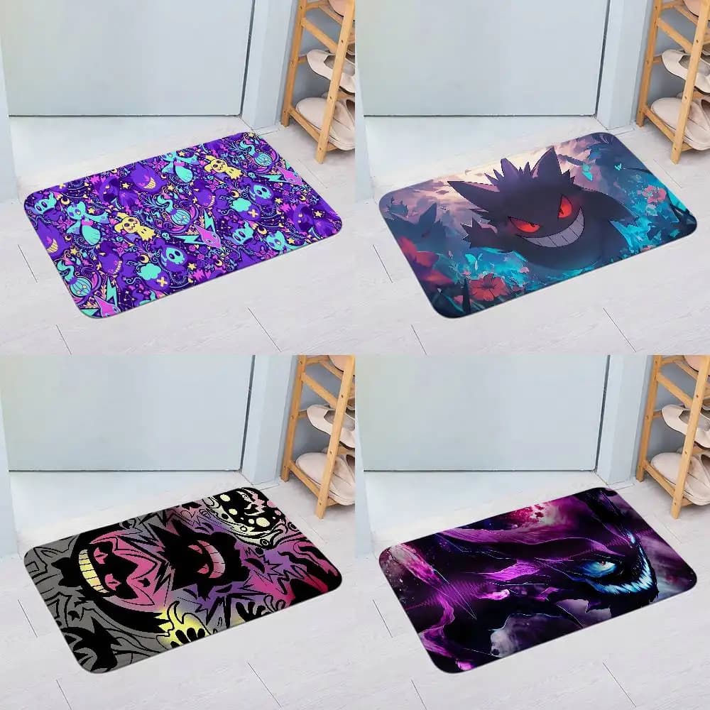 Tappeti T-gengar-S-pokemonS per la casa, tappeto per lavanderia, tappeto per soggiorno, decorazione per area lounge, tappetino antiscivolo, zerbino d'ingresso