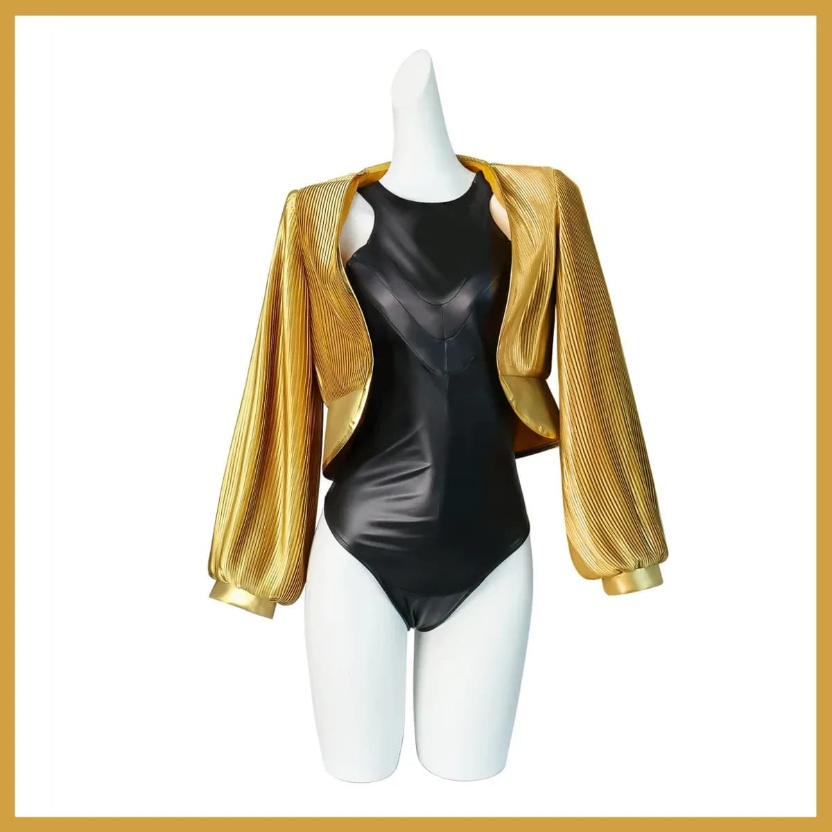 Game Atomic Hearttwinnies Dixie Robot Gemini Strait Costume Cosplay Wig Woman Sexy PU Jumpsuit Uniform Coat Carnival Dress