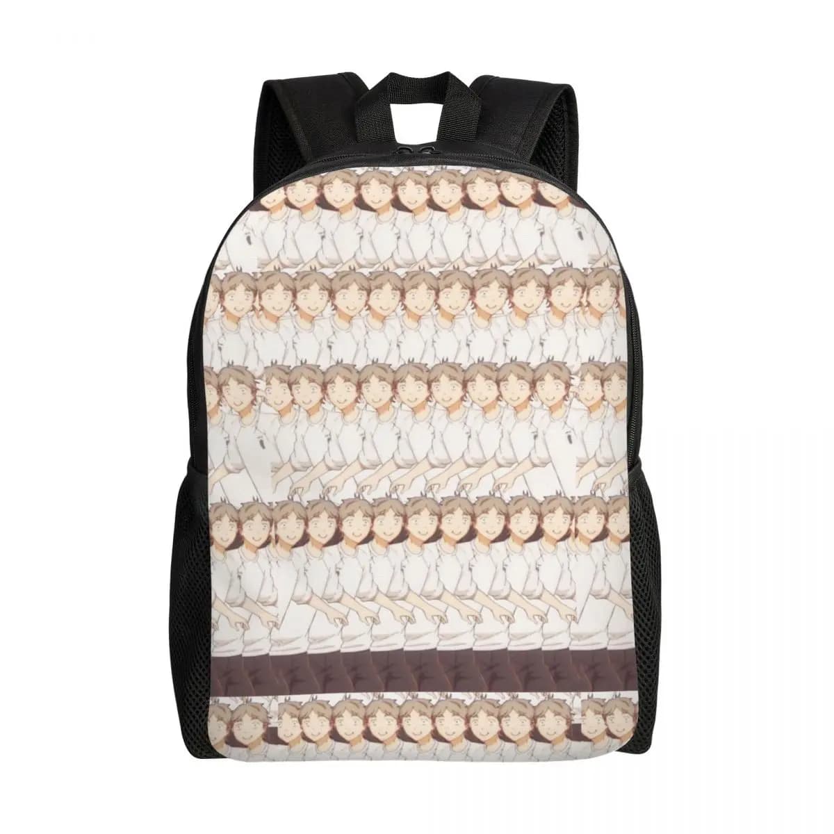 Zaino da viaggio personalizzato Haikyu Yu Nishinoya per donna e uomo, borsa per computer e libri, anime manga, zaino da giorno per studenti universitari