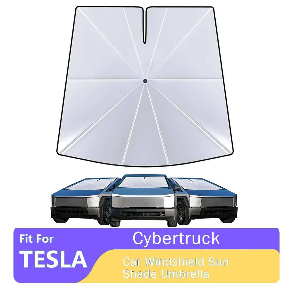 Nuovo Auto Parabrezza Parasole Ombrello Per Tesla Cybertruck 202320242025 Visiera Parasole Protezione Solare Auto Interni Accessori