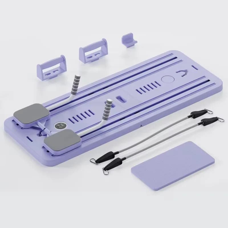 Multifunctional Folding Pilates Repair Set 6 in 1 with Timer Pilates Equipment Abdominal Exercise Roller for families