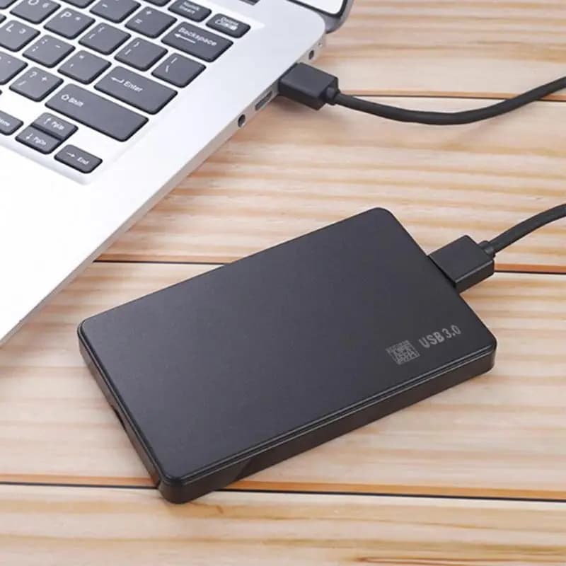 Custodia per disco rigido esterno USB 2.0/USB 3.0 Scatola SATA HDD SSD da 2,5 pollici per PC Laptop Smartphone PS5 - Custodia per trasferimento dati