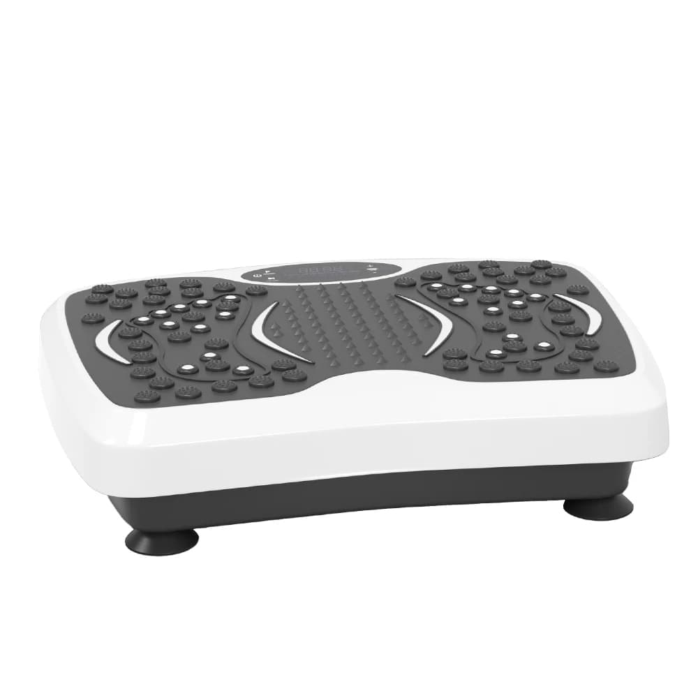 Electromagnetic vibration platform in metal for full body training, weight loss and lymphatic drainage