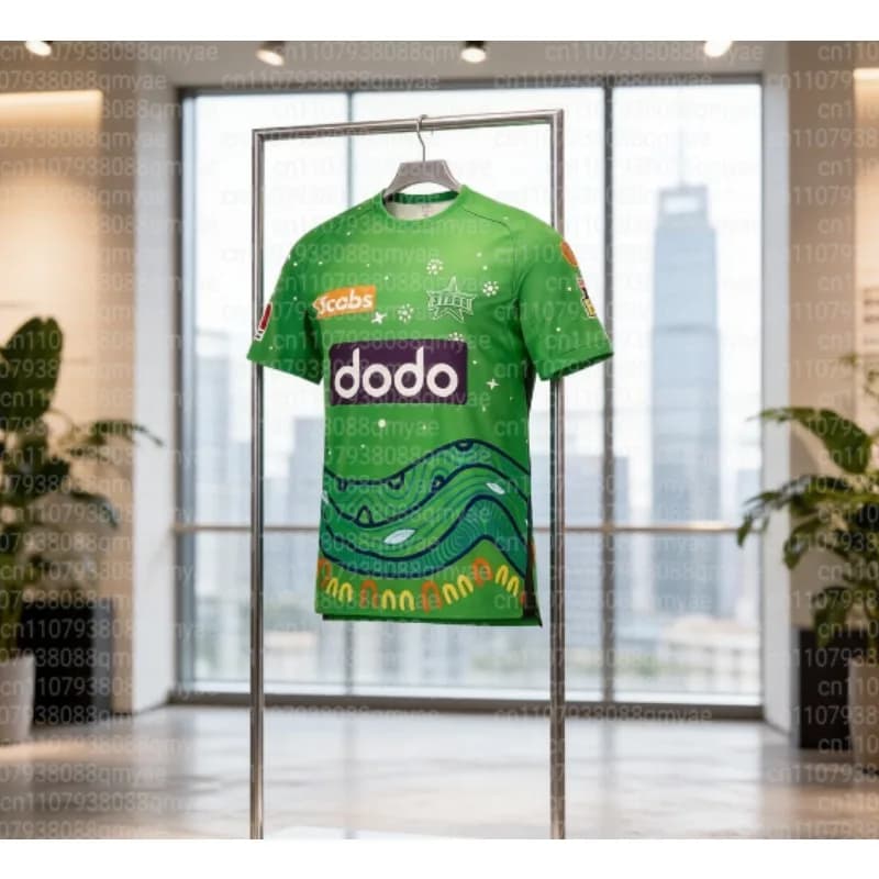 2026 New Australian Cricket Training Uniforms Must Have Fan Exclusive Melbourne Star 3D Printed Parent-child Sportswear