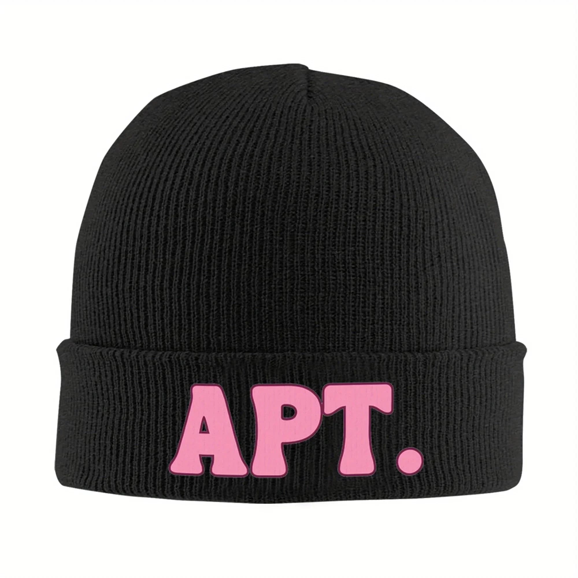 APT Apateu Cappello lavorato a maglia Berretti Cappello invernale Caldo acrilico Moda ROSA e Bruno Mars Berretti per uomo Donna Regalo