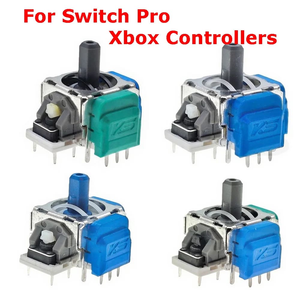 Joystick TMR con Resistenza Magnetica per Controller Switch Pro e Xbox, Controllo Angolare Argento