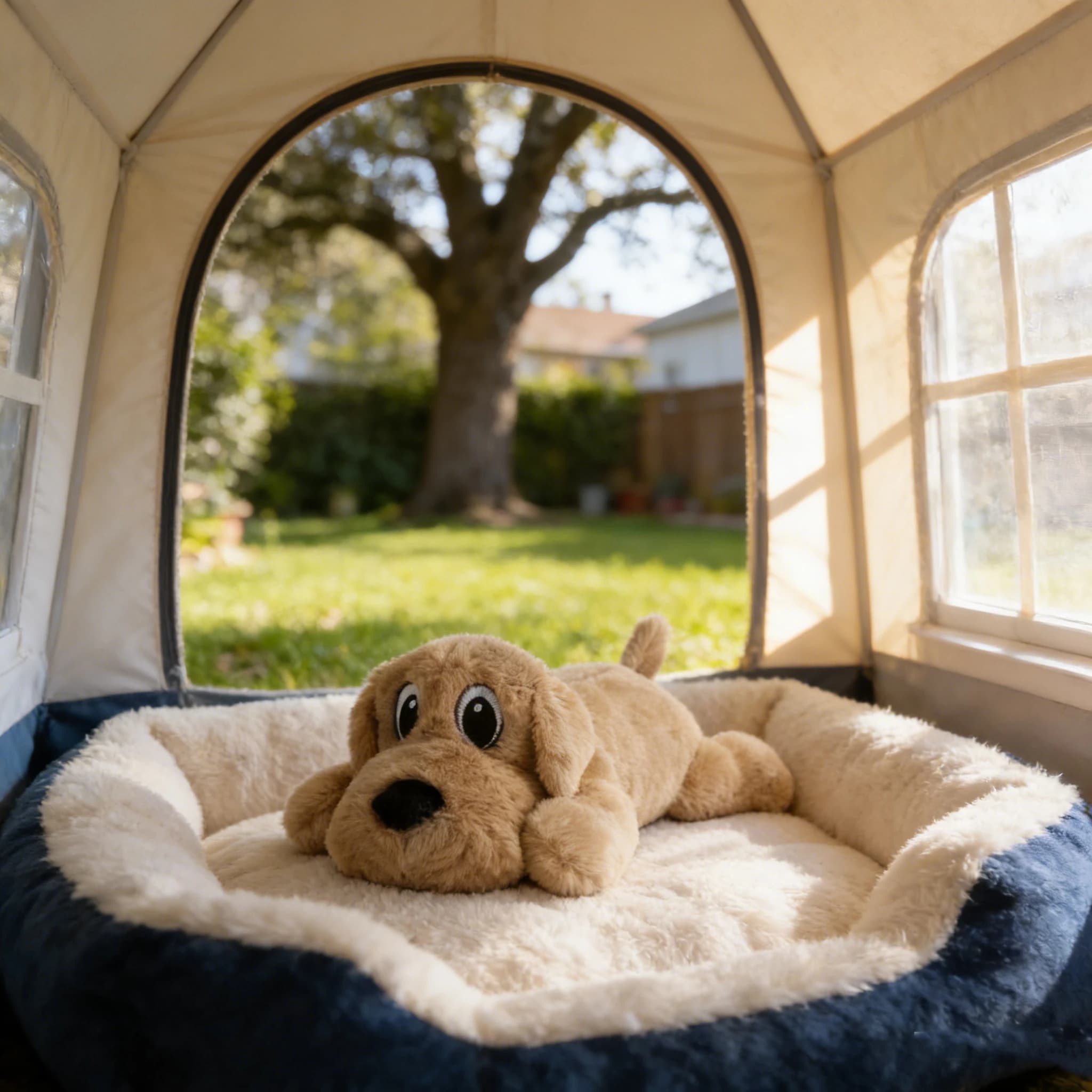 Giocattolo Interattivo per Cani Resistente ai Morsi, Giocattolo Realistico per Animali Domestici, Morbido e Confortevole Peluche per Cani di Piccola, Media e Grande Taglia