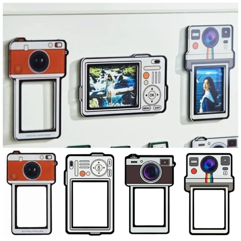 Cornici Magnetiche Fai-da-Te per Frigorifero, Divertenti Cornici Staccabili Multiuso per Decorazione Fotografica