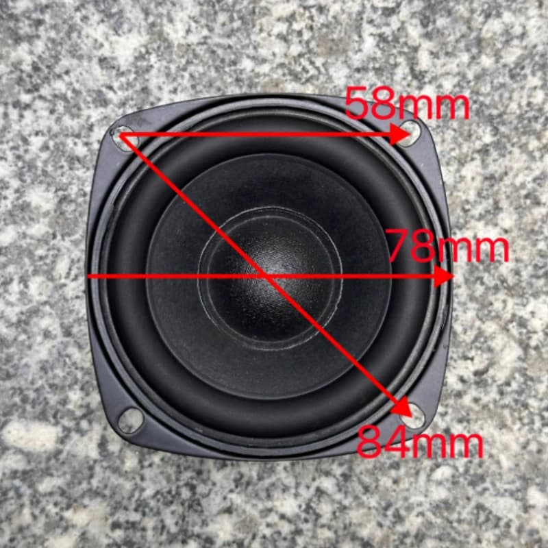 SOTAMIA 1 Pz 3 Pollici Gamma Completa Altoparlante 6 Ohm 15 W Bordo In Gomma 60 Magnetico Multimedia Audio FAI DA TE Bluetooth Altoparlante Modifica