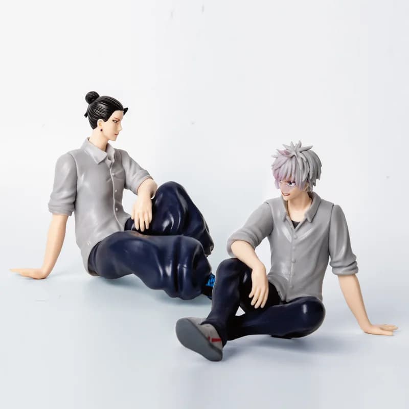 Boxed 2pcs/set 11CM Anime Jujutsu Kaisen Gojo Satoru Geto Suguru Action Figure PVC model Toys Doll ornament Gifts