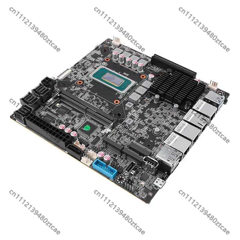 14th Gen Core Ultra NAS Mainboard Ultra5 125H Ultra7 155H Ultra9 185H 12 Bay 10G Ethernet Low Power Storage Motherboard