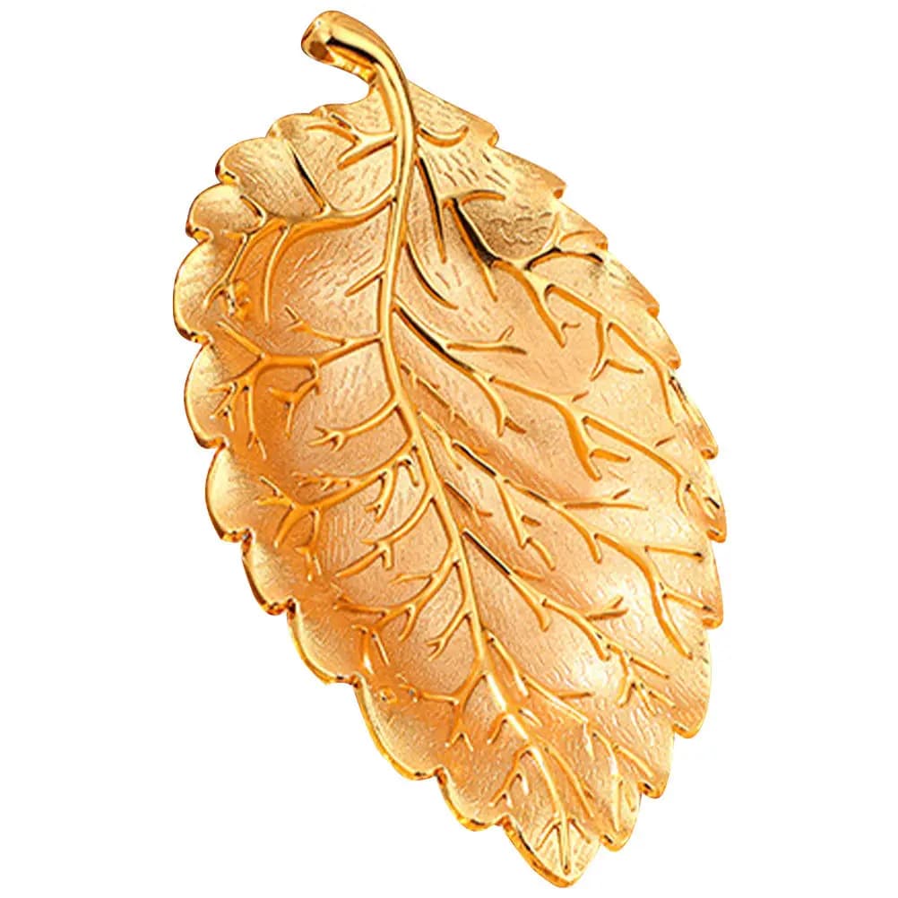 Piatto per Snack in Lega di Zinco con Design a Foglia per Frutta, Frutta Secca, Noci, Dessert, Servizio Buffet, Casa, Cucina, Picnic, Feste, Tavola