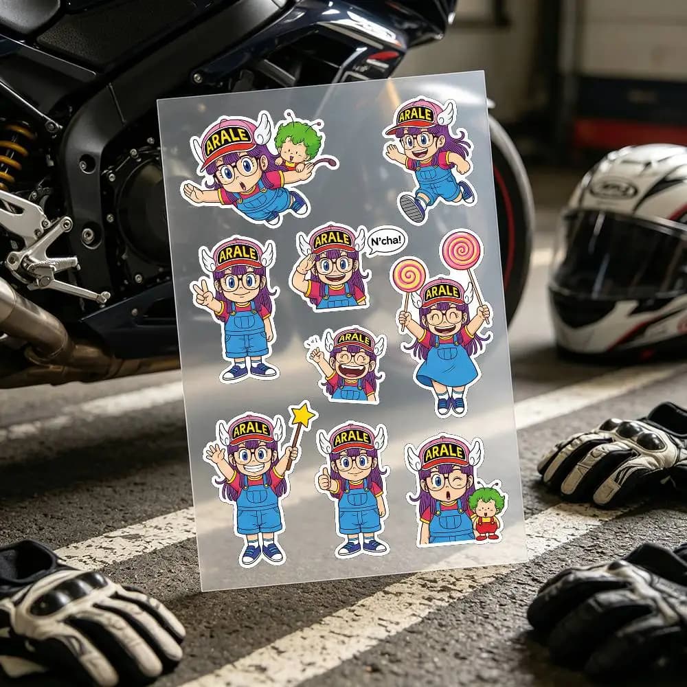 Arale Stickers Auto Body Bumper Windows Motorcycle Laptop Walls Vinyl Decal Car Tuning Accessories