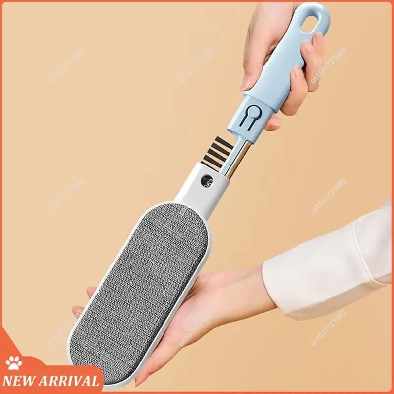 Emption! Levapelucchi portatile 4 in 1, spazzola per peli di animali domestici e lanugine, rasoio manuale per tessuti per vestiti, manico antiscivolo, multifunzionale