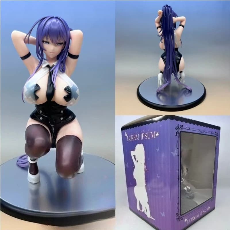 Office Yuna 20CM Sexy Long Hair Action Doll Anime Game Peripherals Two-Dimensional Figure Birthday Gift Ornament