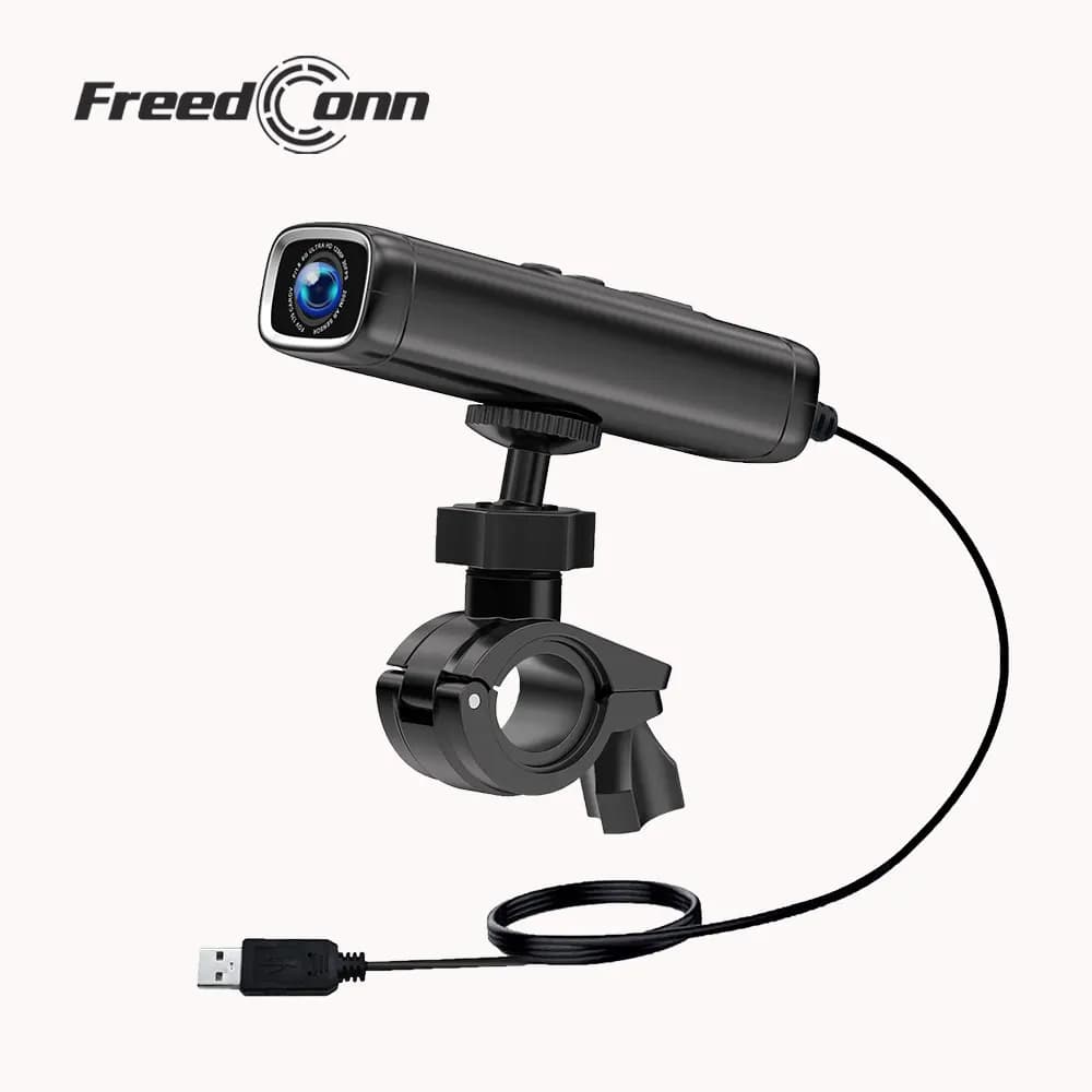 Freedconn Motorycycle Camera DVR 2K 1440P Videoregistratore App Wifi Loopcycle impermeabile WDR Visione notturna Guida a motore