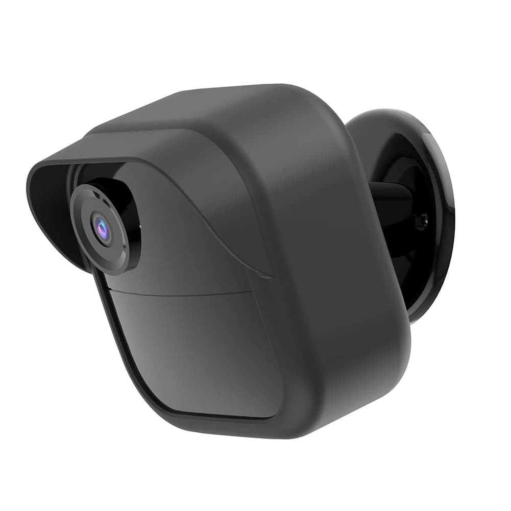 Custodia protettiva per telecamera di sicurezza in silicone Custodia protettiva per cam con design a tesa antigraffio per Blink Outdoor 4 (4a generazione)