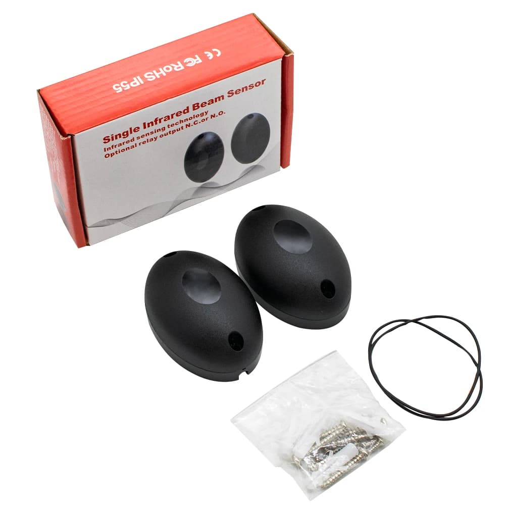 Sensore rilevatore a infrarossi sicuro per cancello automatizzato / Swing / Scorrevole / Cancello da garage / Fotocellule a infrarossi di sicurezza per porte
