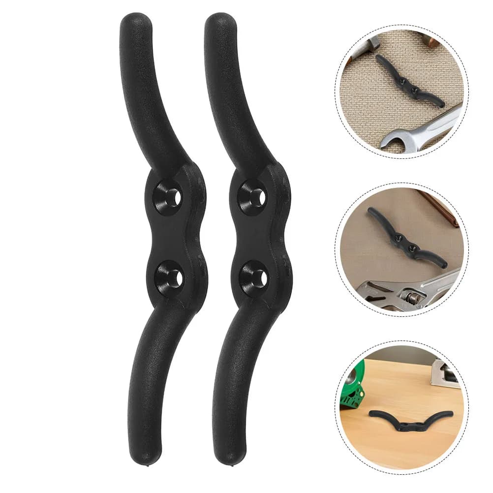 2 Pezzi Gancio per Asta Portabandiera in Nylon, Resistente alle Intemperie, per Barche a Vela, Kayak e Bandiere Marine