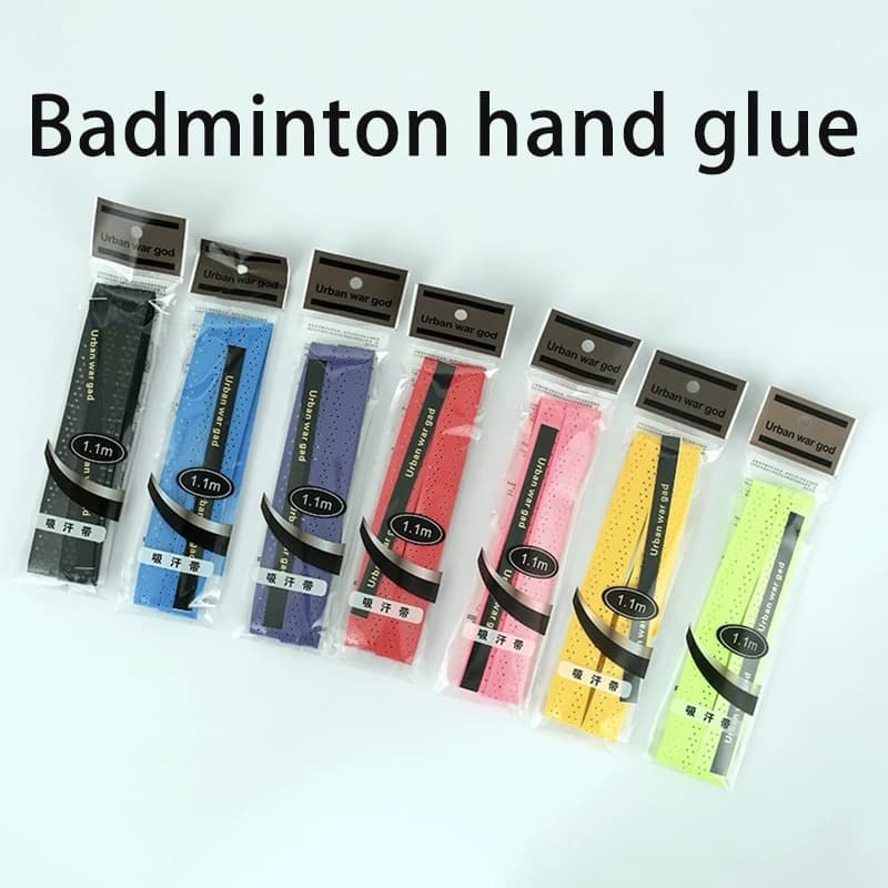 3/6/12 pieces badminton/tennis/fishing rod/anti-slip fence gripper and tape for rack grip absorbing sweat