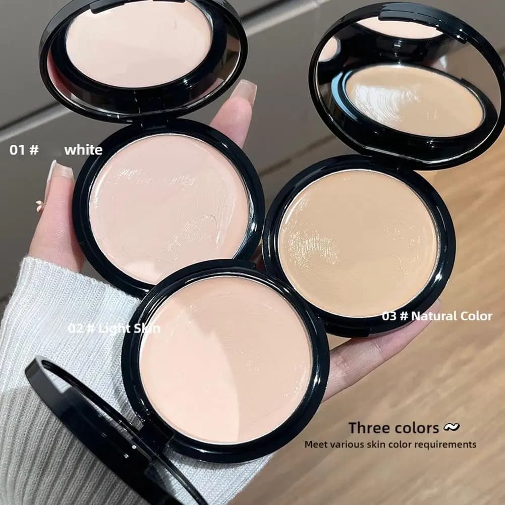 Correttore Coprente per Naso, Viso, Labbra e Occhi - Fondotinta Cremoso Opaco Effetto Seta - Palette Contouring e Bronzer