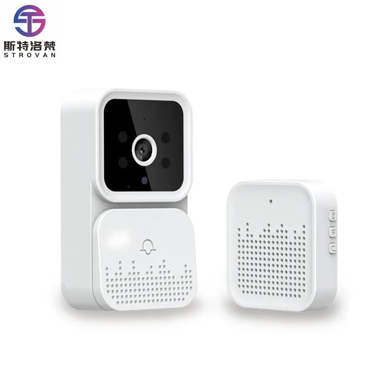 Campanello video Wi-Fi intelligente portatile ad alta definizione con archiviazione su cloud Smart wireless domestico